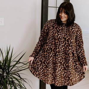 Leopard print Tent Dress from Fox + Wit